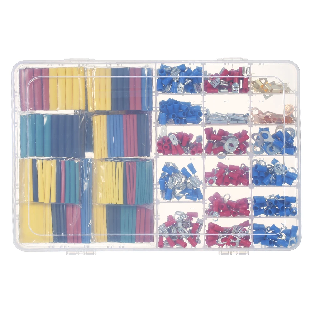 678PCS Car Cable Wire Electrical Set - 350PCS Terminals Connectors + 328PCS 2:1 Shrinkable Tube Polyolefin Halogen-Free Heat
678PCS Car Cable Wire Electrical Set - 350PCS Terminals Connectors + 328PCS 2:1 Shrinkable Tube Polyolefin Halogen-Free Heat