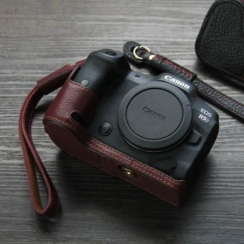 Canon EOS R5 Camera Case Bag R6 Protective Case Genuine Leather Half Set Base Handle Handmade Cowhide Spot
Canon EOS R5 Camera Case Bag R6 Protective Case Genuine Leather Half Set Base Handle Handmade Cowhide Spot