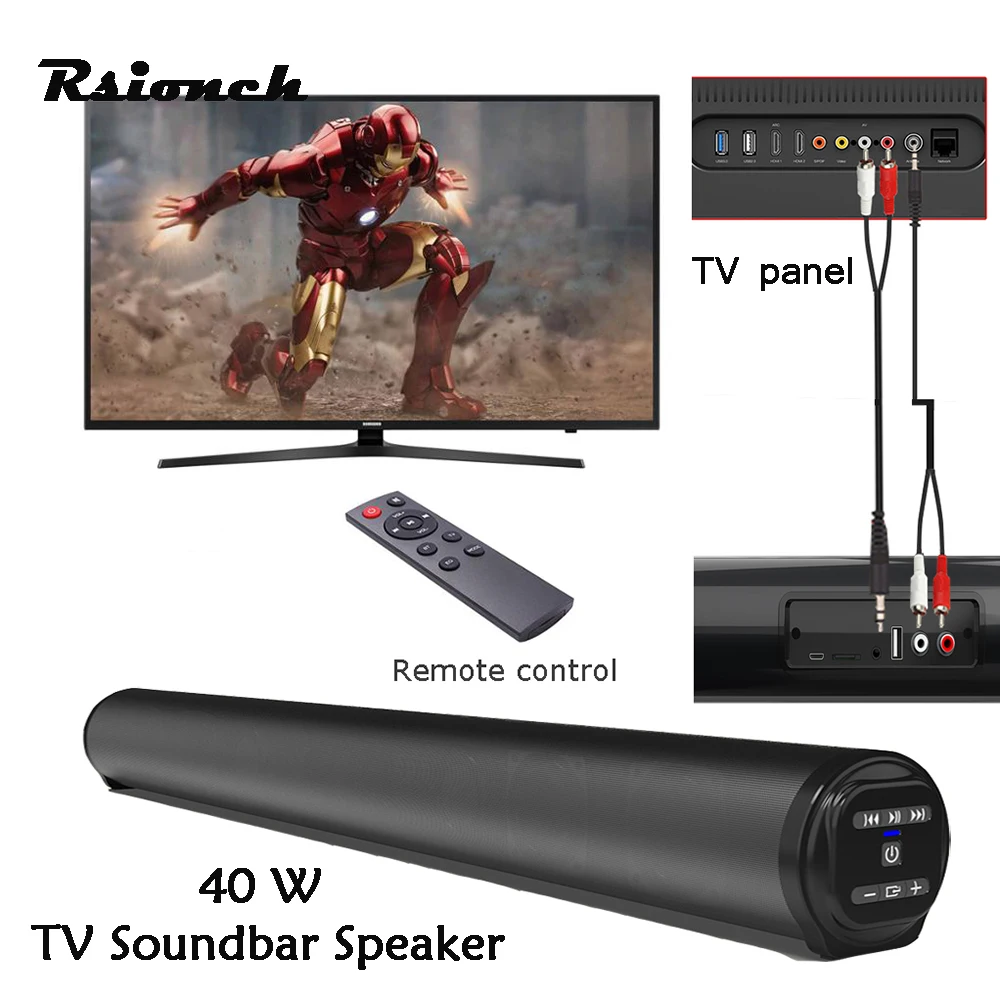 Home Theater Portable Soundbar Wireless Stereo Bluetooth Speaker Support FM PC/TV Speaker with Remote Control Sound System Home
Home Theater Portable Soundbar Wireless Stereo Bluetooth Speaker Support FM PC/TV Speaker with Remote Control Sound System Home