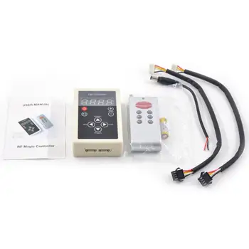 Wireless RF Controller 133 Change for Dream Magic ColorChasing 2811IC 6803IC 2801IC 5050 RGB LED Colorful strip Max control 200M
Wireless RF Controller 133 Change for Dream Magic ColorChasing 2811IC 6803IC 2801IC 5050 RGB LED Colorful strip Max control 200M