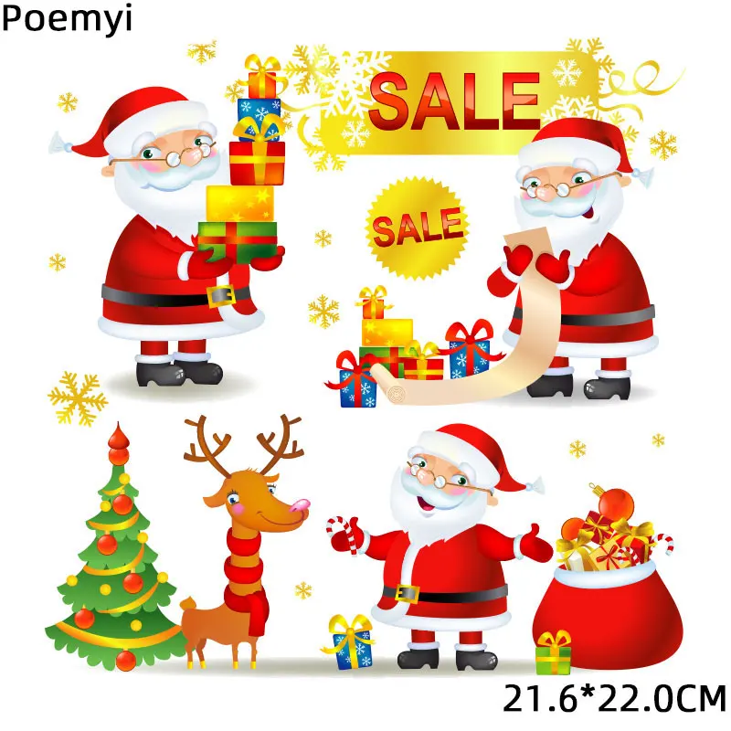 Poemyi Christmas Patches Thermal Transfer Stickers on Clothes Santa Cruz Iron on Patches for Clothing for Jackets Coat T-shirt R
Poemyi Christmas Patches Thermal Transfer Stickers on Clothes Santa Cruz Iron on Patches for Clothing for Jackets Coat T-shirt R