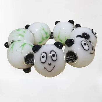 Little Panda Real 925 Sterling Silver Round Murano Glass Beads Fit Original Charm Bracelet Authentic S925 Jewelry Accessories 
Little Panda Real 925 Sterling Silver Round Murano Glass Beads Fit Original Charm Bracelet Authentic S925 Jewelry Accessories