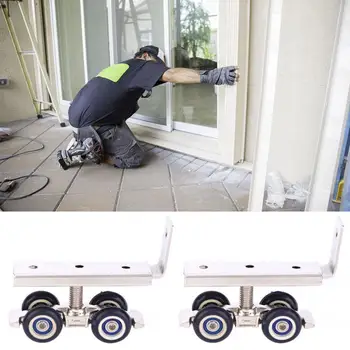 Sliding Door Wheel 4Pcs Silent Hanging Wheel Stainless Steel Wood Sliding Door Roller Furniture Hardware Tool
Sliding Door Wheel 4Pcs Silent Hanging Wheel Stainless Steel Wood Sliding Door Roller Furniture Hardware Tool