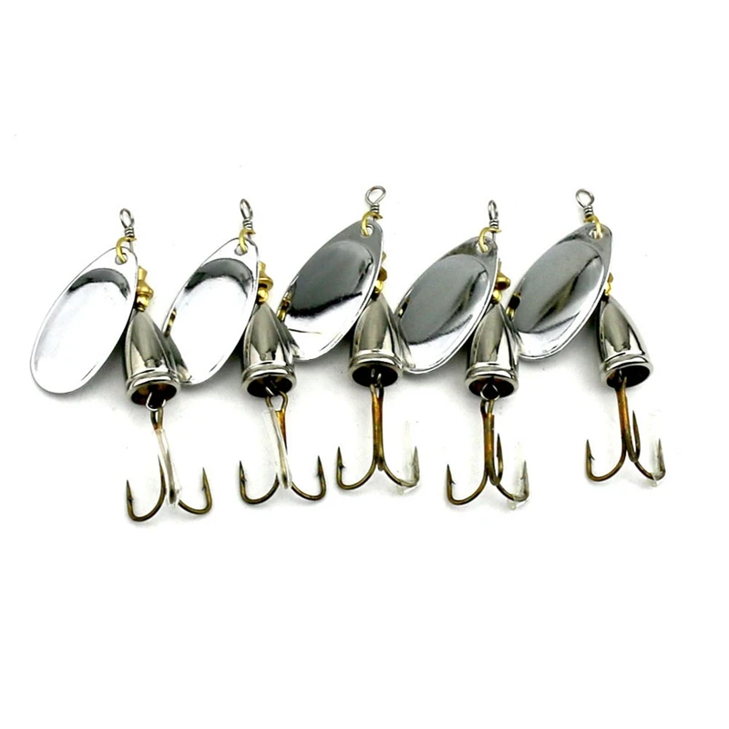 5pcs/set Fishing Lure Metal Sheet Noise Spoon Spinnerbait Artificial Bait with Treble Barbed Fishhook For Sea River Fishing
5pcs/set Fishing Lure Metal Sheet Noise Spoon Spinnerbait Artificial Bait with Treble Barbed Fishhook For Sea River Fishing