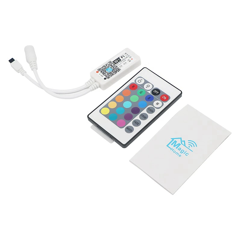 SZYOUMYRGB RGBW Wifi LED Remote Controller Android /IOS Mini + 24Key IR Remote control for SMD 5050 3528 LED Strip Light
SZYOUMYRGB RGBW Wifi LED Remote Controller Android /IOS Mini + 24Key IR Remote control for SMD 5050 3528 LED Strip Light