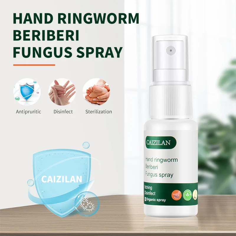 CAIZILAN Hand Ringworm Beriberi Fungus Spray Foot Care Plant Extract Help Remove Athlete's Foot Moisturizing Repiring Skin Care
CAIZILAN Hand Ringworm Beriberi Fungus Spray Foot Care Plant Extract Help Remove Athlete's Foot Moisturizing Repiring Skin Care