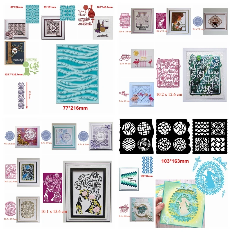 Rectangle Frame Rabbits Flower Lace Metal Cutting Dies DIY Card Album Photo Making Scrapbooking Stencil New Supplies 2020 21
Rectangle Frame Rabbits Flower Lace Metal Cutting Dies DIY Card Album Photo Making Scrapbooking Stencil New Supplies 2020 21