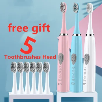 Powerful Electric Toothbrush Rechargeable 41000time/min Ultrasonic Washable Electronic Whitening Waterproof Teeth Brush
Powerful Electric Toothbrush Rechargeable 41000time/min Ultrasonic Washable Electronic Whitening Waterproof Teeth Brush
