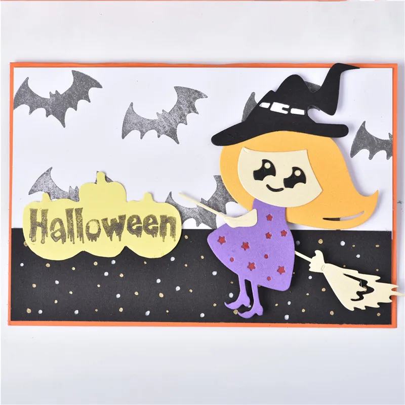DiyArts Halloween Witch Dies Metal Cutting Dies for Card Making Scrapbooking Embossing Cuts Stencil Craft Dies New 2019 Dies
DiyArts Halloween Witch Dies Metal Cutting Dies for Card Making Scrapbooking Embossing Cuts Stencil Craft Dies New 2019 Dies