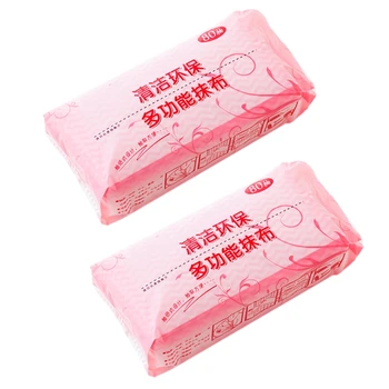 80Pcs/Bag Kitchen Bathroom Disposable Cleaning Cloth Multi-Purpose Non-Woven Fabric Dish Wiping Scouring Pad Dishcloth 2 Bags
80Pcs/Bag Kitchen Bathroom Disposable Cleaning Cloth Multi-Purpose Non-Woven Fabric Dish Wiping Scouring Pad Dishcloth 2 Bags