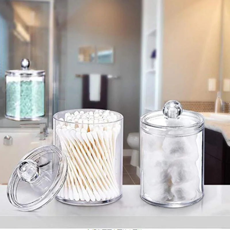 3pcs Storage Box Makeup Organizer Round Cotton Swab Plastic Box Organizador Rangement Transparent Storage Jar Bath Finishing
3pcs Storage Box Makeup Organizer Round Cotton Swab Plastic Box Organizador Rangement Transparent Storage Jar Bath Finishing