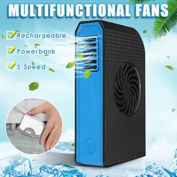 Portable Handheld USB Small Fan Outdoor Home 3 Speeds Bladeless Mini Cooler Fan with 6000mAh Power Bank for Mobile Phone
Portable Handheld USB Small Fan Outdoor Home 3 Speeds Bladeless Mini Cooler Fan with 6000mAh Power Bank for Mobile Phone