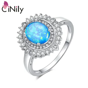 CiNily Created Blue Fire Opal Cubic Zirconia Silver Plated Wholesale Oval-Shape for Women Jewelry Ring Size 5-12 OJ9397
CiNily Created Blue Fire Opal Cubic Zirconia Silver Plated Wholesale Oval-Shape for Women Jewelry Ring Size 5-12 OJ9397