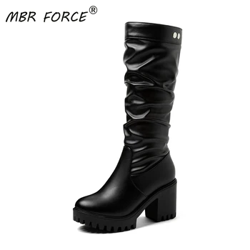 MBR FORCE Fashion Women Knee High Boots round Toe High Heel Quality Comfortable Botines Mujer Woman Ladies Boots casual party
MBR FORCE Fashion Women Knee High Boots round Toe High Heel Quality Comfortable Botines Mujer Woman Ladies Boots casual party