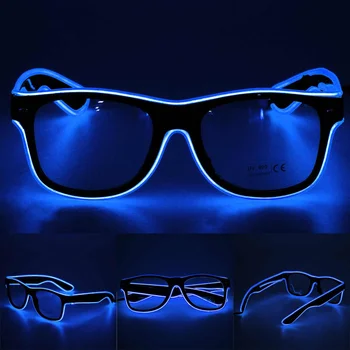 Sound Control Luminous Fashion EL Wire Neon LED Cold Light Glasses for Dancing Party Bar Meeting Glow Rave Costume Party
Sound Control Luminous Fashion EL Wire Neon LED Cold Light Glasses for Dancing Party Bar Meeting Glow Rave Costume Party