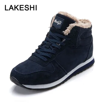 LAKESHI Ankle Boots Men Boots Warm Winter Boots 2019 Winter Shoes Male Thick Fur Snow Boots Men Casual Shoes Plus Size 46 47 
LAKESHI Ankle Boots Men Boots Warm Winter Boots 2019 Winter Shoes Male Thick Fur Snow Boots Men Casual Shoes Plus Size 46 47