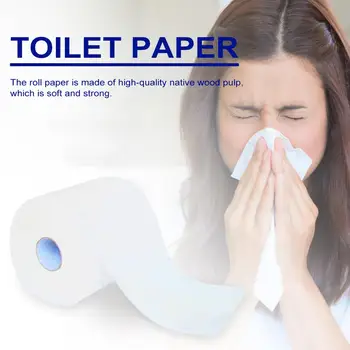 Bathroom Kitchen Toilet Tissue Paper Degradable Roll Paper for Workshop Restaurant White #CW
Bathroom Kitchen Toilet Tissue Paper Degradable Roll Paper for Workshop Restaurant White #CW