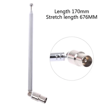 New Telescopic DVB-T Antenna 7 Sections 15dbi DVB-T TV HDTV Radio DVD Antenna 
New Telescopic DVB-T Antenna 7 Sections 15dbi DVB-T TV HDTV Radio DVD Antenna