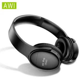AWI Wireless Bluetooth Headphones Sport Earphone Over-ear Noise HiFi Stereo Canceling Gaming Headset with Mic Support TF Card 
AWI Wireless Bluetooth Headphones Sport Earphone Over-ear Noise HiFi Stereo Canceling Gaming Headset with Mic Support TF Card