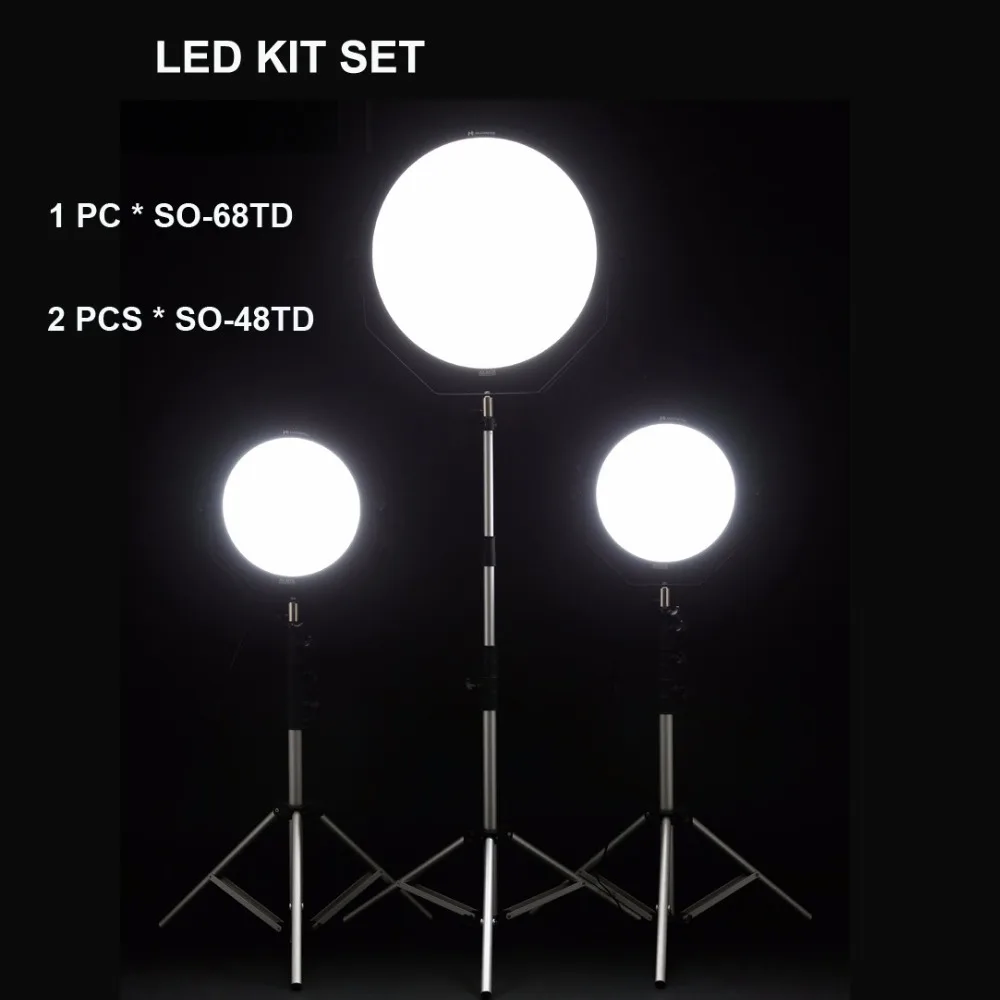 Falcon Eyes SO-48TD * 2pc + SO-68TD * 1pc комплект непрерывсветодиодный светодиодной панели с регулируемой яркостью CRI95 3000-5600K освещение для фото-и видеосъемки
Falcon Eyes SO-48TD * 2pc + SO-68TD * 1pc комплект непрерывсветодиодный светодиодной панели с регулируемой яркостью CRI95 3000-5600K освещение для фото-и видеосъемки