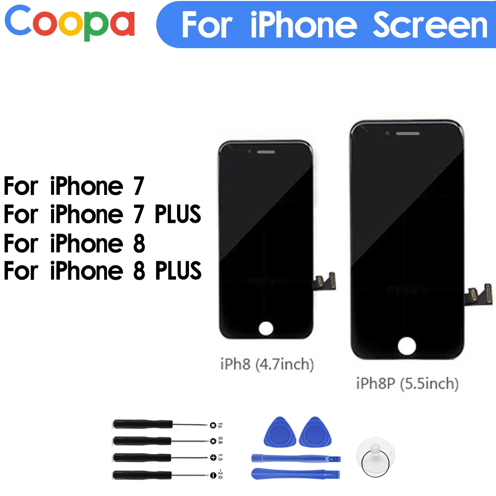 Factory Sale Replacement LCD For Iphone 7 plus LCD Screen Display Touch Digitizer Assembly For iphone 7 LCD For iphone 8 plus
Factory Sale Replacement LCD For Iphone 7 plus LCD Screen Display Touch Digitizer Assembly For iphone 7 LCD For iphone 8 plus
