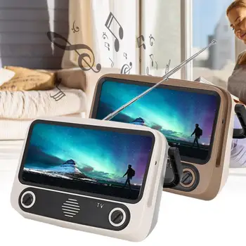 Retro TV Style Extendable Antenna Design 1200mAH Bluetooth 5.0 Speaker Mobile Phone Stand Hot
Retro TV Style Extendable Antenna Design 1200mAH Bluetooth 5.0 Speaker Mobile Phone Stand Hot
