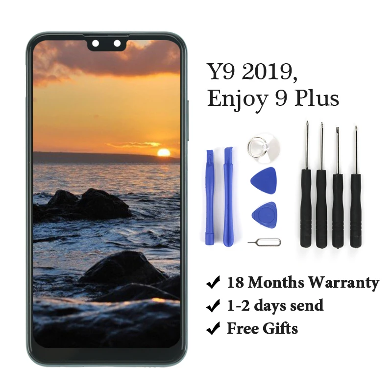 For Y9 2019/Enjoy 9 plus LCD Display With Touch Screen Assembly Replacement For Y9 2019 With Tools
For Y9 2019/Enjoy 9 plus LCD Display With Touch Screen Assembly Replacement For Y9 2019 With Tools
