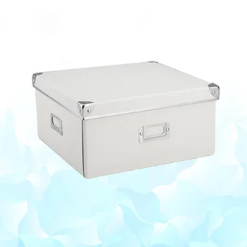 1 Pcs Storage Box Foldable Portable Household Dust-proof Storage Box Container with Cover for Bedroom Living Room 
1 Pcs Storage Box Foldable Portable Household Dust-proof Storage Box Container with Cover for Bedroom Living Room