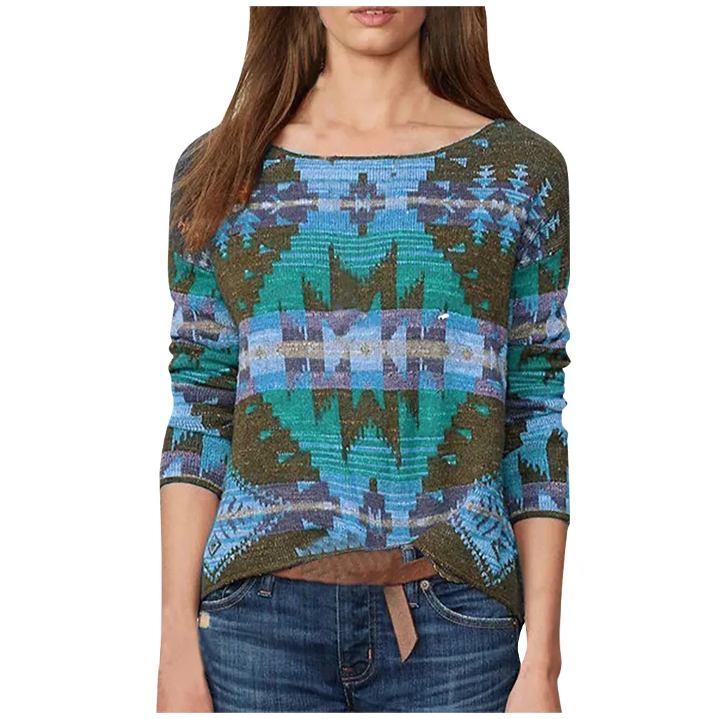 Casual Round Neck Patchwork Printed Long Sleeve Women Daily Brief Loose Shirts Autumn Elegant Pullover Tee Tops
Casual Round Neck Patchwork Printed Long Sleeve Women Daily Brief Loose Shirts Autumn Elegant Pullover Tee Tops