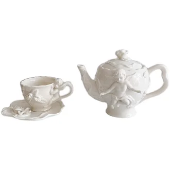 Ceramic Cups Creative Coffee Mug with Handle Angel Tea Cup Set Cute Cups Saucers Hand Painted Drinkware Milk Cups Novelty Gifts 
Ceramic Cups Creative Coffee Mug with Handle Angel Tea Cup Set Cute Cups Saucers Hand Painted Drinkware Milk Cups Novelty Gifts