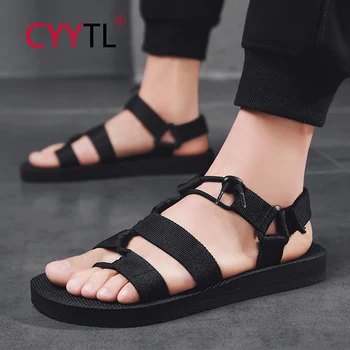 CYYTL 2020 Men Sandals Non-slip Flip-flop Beach Shoes Outdoor Sandals Handmade Leisure Flats Casual Slippers Soft Sandalias
CYYTL 2020 Men Sandals Non-slip Flip-flop Beach Shoes Outdoor Sandals Handmade Leisure Flats Casual Slippers Soft Sandalias
