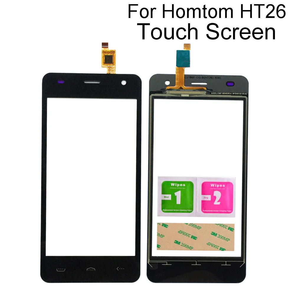 Mobile Touch Screen For Homtom HT26 Touchscreen Touch Screen Glass Touch Screen Digitizer Sensor Panel 3M Glue Wipes
Mobile Touch Screen For Homtom HT26 Touchscreen Touch Screen Glass Touch Screen Digitizer Sensor Panel 3M Glue Wipes