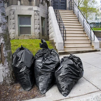 50 Pcs/Set Big Capacity Trash Bag Heavy Duty Extra Large Commercial Trash Bag Garbage Yard Black Hotel Market Trash Bags
50 Pcs/Set Big Capacity Trash Bag Heavy Duty Extra Large Commercial Trash Bag Garbage Yard Black Hotel Market Trash Bags