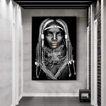 African Art Black Woman Canvas Painting Cuadros Posters and Prints Scandinavian Wall Art Picture for Living Room Home Decoration
African Art Black Woman Canvas Painting Cuadros Posters and Prints Scandinavian Wall Art Picture for Living Room Home Decoration