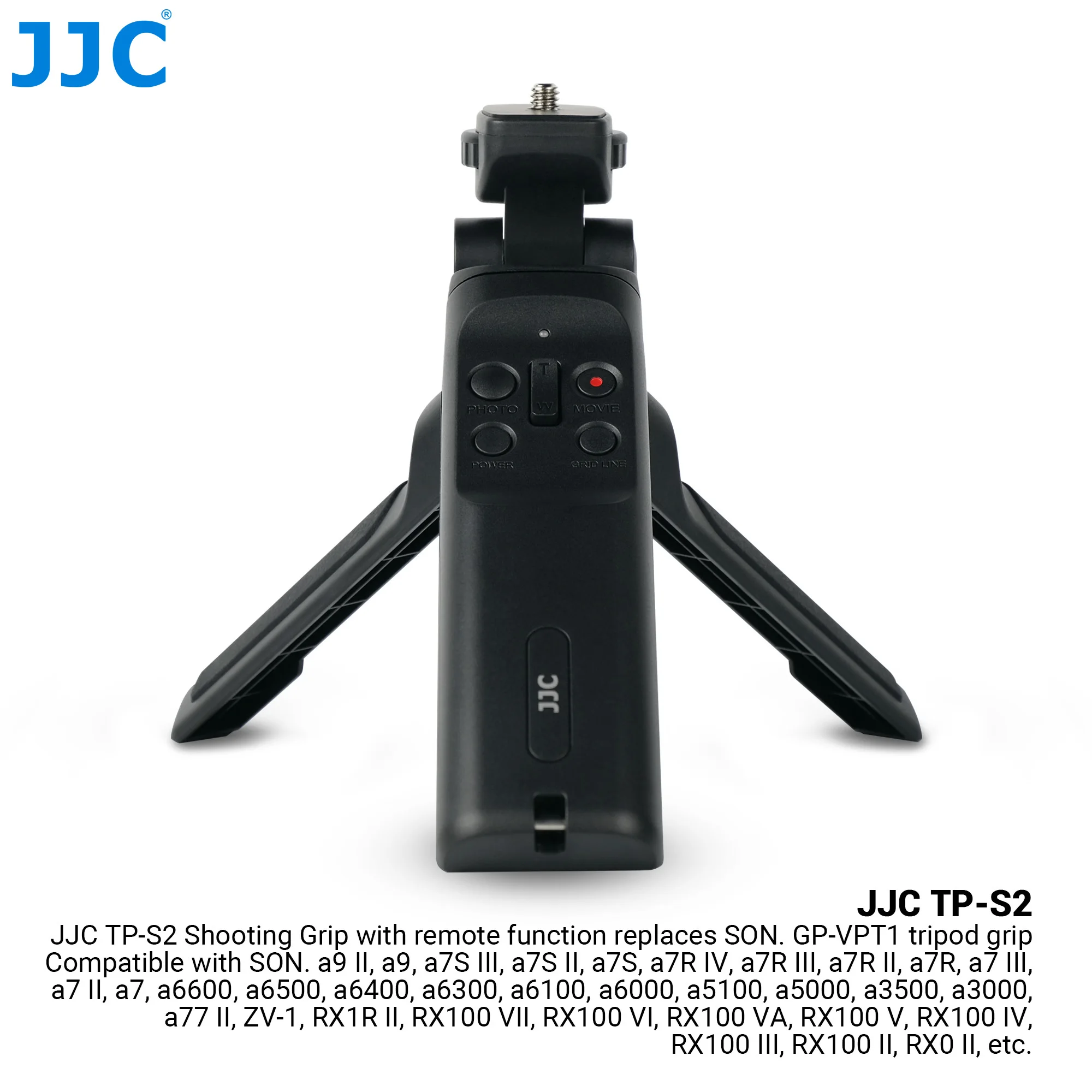 Generic Wired Remote Shooting Grip Mini Tripod For Sony RX100 III IV V