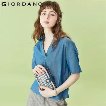 Giordano Women Shirts Vneck Half Short Sleeve Blouses Solid Comfy Caual Blusas Mujer De Moda 13340208
Giordano Women Shirts Vneck Half Short Sleeve Blouses Solid Comfy Caual Blusas Mujer De Moda 13340208