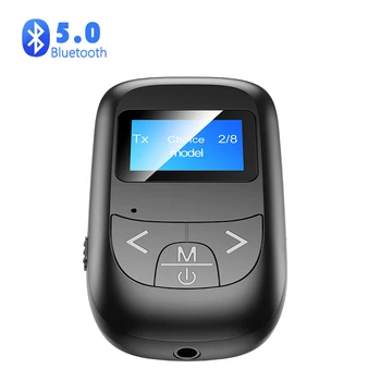 Bluetooth Adapter LED Screen Wireless Audio Bluetooth 5.0 Transmitter Receiver for PC TV Auto 3.5mm AUX Music Bluetooth receiver
Bluetooth Adapter LED Screen Wireless Audio Bluetooth 5.0 Transmitter Receiver for PC TV Auto 3.5mm AUX Music Bluetooth receiver