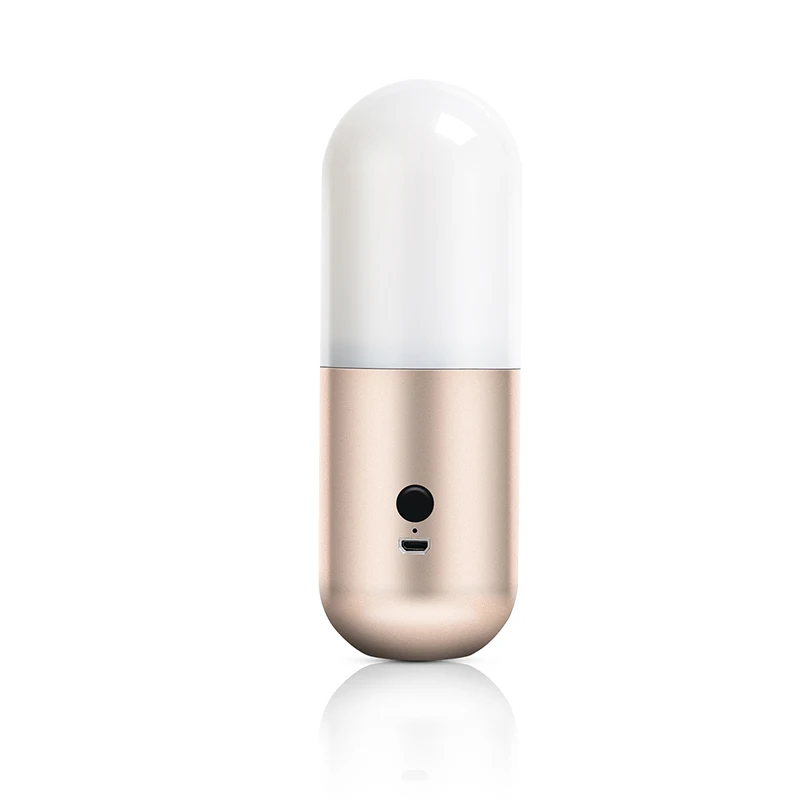3.7V USB Charging Flame Light Lamp Night Travel Black/Silver/Rose/Gold Outdoor