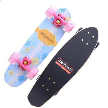 23" 7-Tier Maple wood 72MM glowing flash PU wheels complete assembled mini fish cruiser Skateboard pennyboard
23" 7-Tier Maple wood 72MM glowing flash PU wheels complete assembled mini fish cruiser Skateboard pennyboard