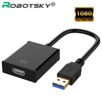USB3.0 to HDMI Audio&Video Converter External Graphics Card Adaptor Converter Cable For Windows XP Vista Win7/8 System
USB3.0 to HDMI Audio&Video Converter External Graphics Card Adaptor Converter Cable For Windows XP Vista Win7/8 System