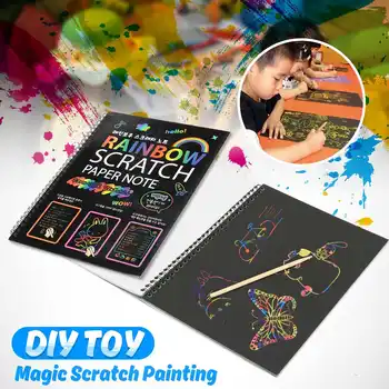 Funny Scratch Children Painting Notebook DIY Drawing Toy Big Blow Painting Children Educational Toys
Funny Scratch Children Painting Notebook DIY Drawing Toy Big Blow Painting Children Educational Toys