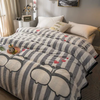Stripe panda Hot Home textile flannel Blanket super warm soft solid blankets throw on Sofa/Bed/ Travel patchwork Bedspread Decor
Stripe panda Hot Home textile flannel Blanket super warm soft solid blankets throw on Sofa/Bed/ Travel patchwork Bedspread Decor
