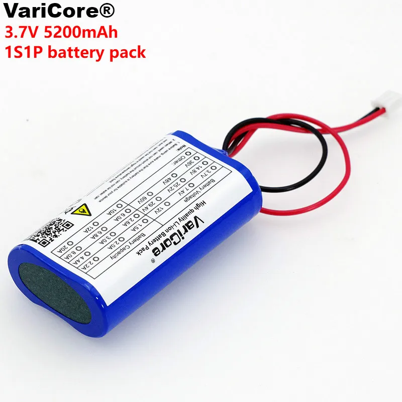 VariCore 3 7 v 5200 mAh 18650 lithium battery pack Angeln LED Licht Bluetooth Lautsprecher 4.2 Notfall DIY + 2 p Sek | Электроника