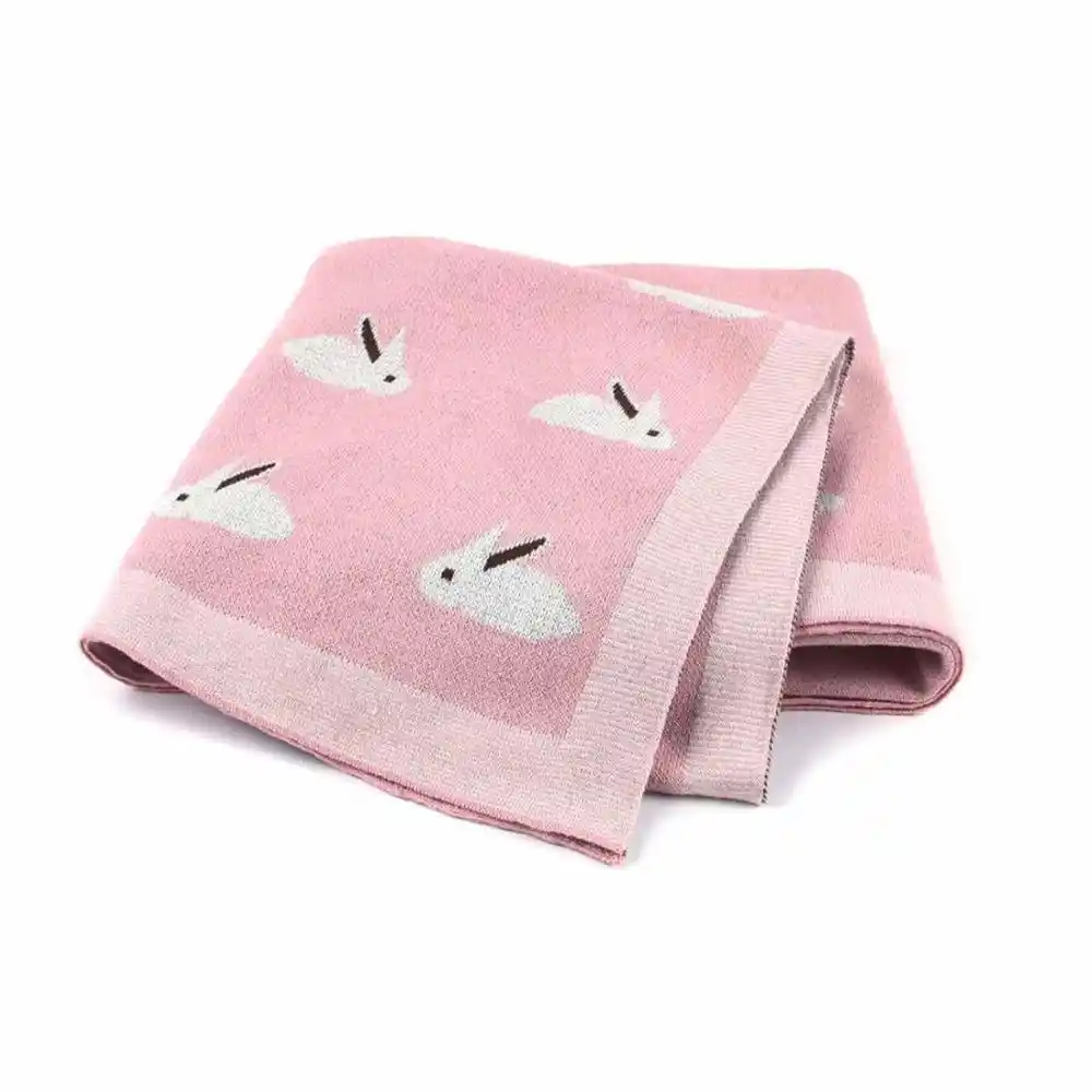 cartoon alpaca infantil boys girls receiving blankets children