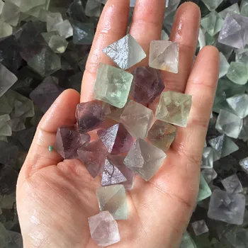 Natural Raw Colorful Fluorite Octahedral Gemstone Ornament Stone For Jewelry Making Decoration 
Natural Raw Colorful Fluorite Octahedral Gemstone Ornament Stone For Jewelry Making Decoration