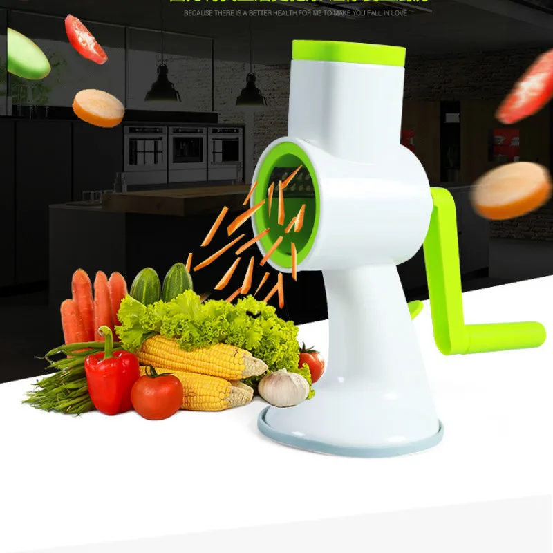 Upgrade style Kitchen shredder vegetable cutter potato push-type three-in-one | Бытовая техника