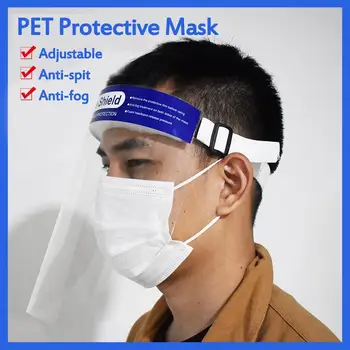 Protective Face Screen Double-Sided Anti-Fog Prevent Liquid Splashing From Droplets Mask with Adjustable Band for Home Travel
Protective Face Screen Double-Sided Anti-Fog Prevent Liquid Splashing From Droplets Mask with Adjustable Band for Home Travel