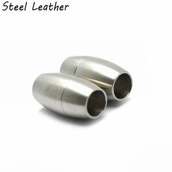Engrave Logo 20pcs/lot Hole: 6.2mm Stainless Steel Magnetic Clasp Leather Cord Clasps Magnet Lace Buckle DIY Jewelry Making DIY
Engrave Logo 20pcs/lot Hole: 6.2mm Stainless Steel Magnetic Clasp Leather Cord Clasps Magnet Lace Buckle DIY Jewelry Making DIY