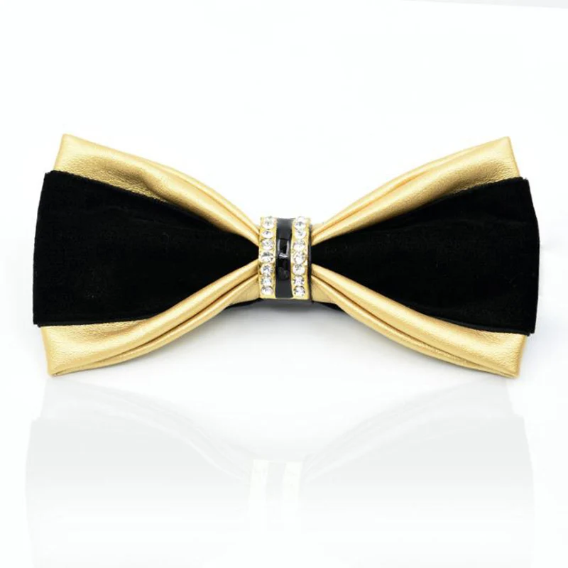 Men Bow Tie Pu Leather flannel Necktie Adult Cravate Homme Wedding Party Rhinestone BowTie high quality
Men Bow Tie Pu Leather flannel Necktie Adult Cravate Homme Wedding Party Rhinestone BowTie high quality