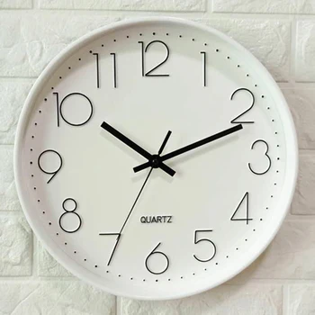 Simple Silent Wall Clock Modern Design Nordic Round White Clock Wall Orologi Da Parete Moderni Living Room Decoration New MM50WC
Simple Silent Wall Clock Modern Design Nordic Round White Clock Wall Orologi Da Parete Moderni Living Room Decoration New MM50WC
